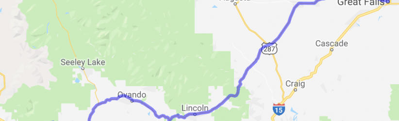 Rt 200 through the Helena National Forest |  United States