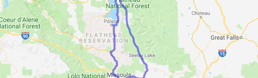 Missoula to Swan River Valley/Flathead Valley and Back |  United States