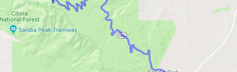Route 536 Sandia Crest Road |  United States