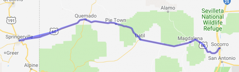 US 60 - Socorro to Springerville |  New Mexico