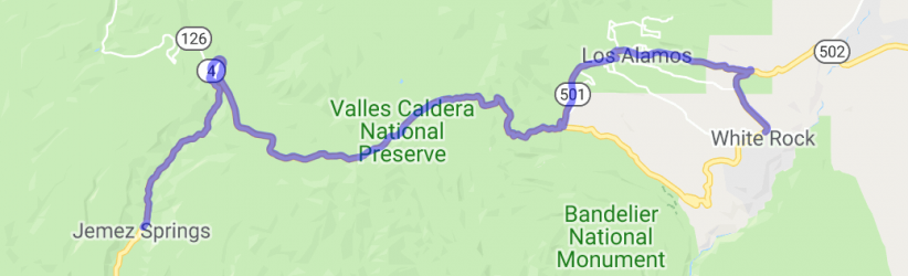 Rt. 4 - White Rock to Jemez Springs |  United States