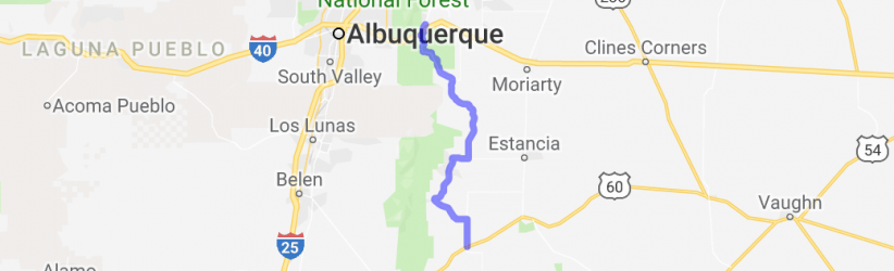 NM 337 through the Cibola National Forest |  United States