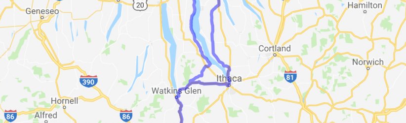 Route 14: from Horseheads to Watkins Glen |  United States
