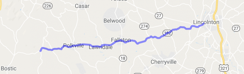 Route 182 - Meandering Peaceful Ride |  United States