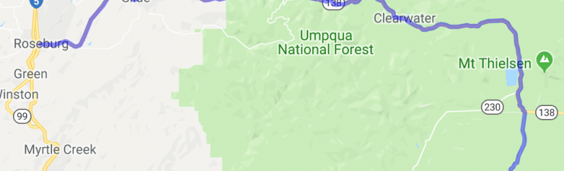 Roseburg to Crater Lake on Wonderful 138 |  United States