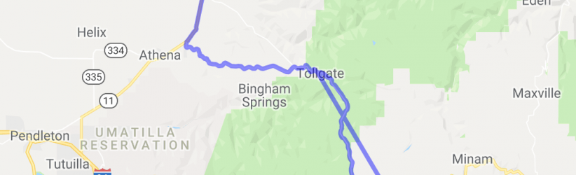 Weston Elgin Hwy 204 (Elgin, OR to Walla Walla, WA) |  United States