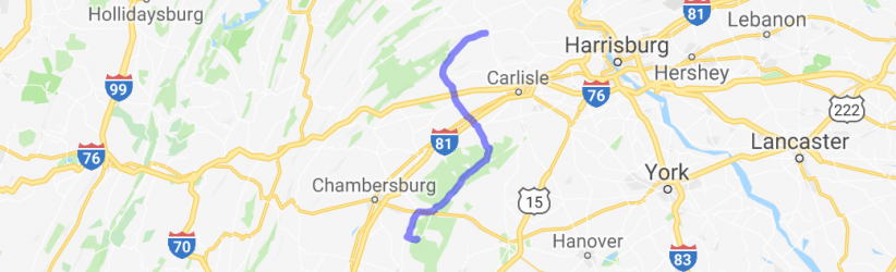 PA 233 - 50 Miles and Four State Parks |  United States