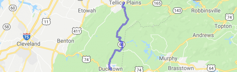 TN Hwy 68: from Ducktown to Telico Plains |  United States