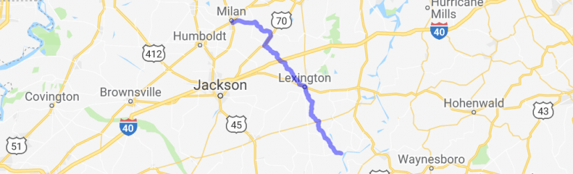 Central-Western Tennessee's Hwy 104 |  United States