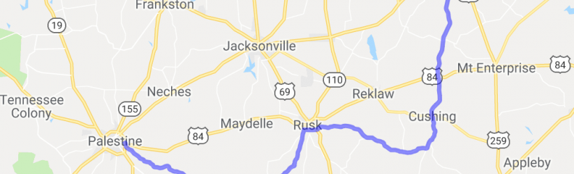 Palestine to Henderson - The Back Way |  United States