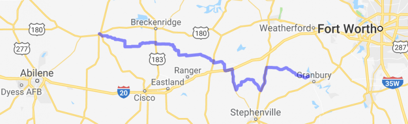 North Texas Hill Country - Granbury to Albany |  United States
