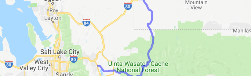 Route 150 - Mirror Lake Loop |  Utah