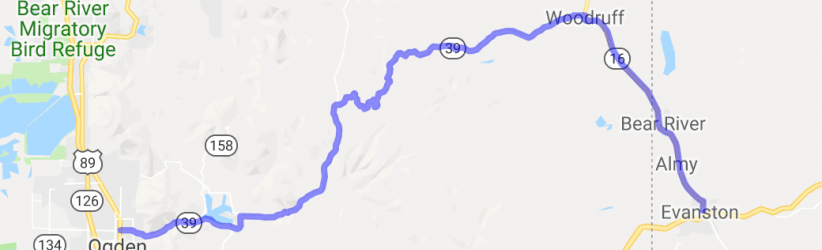 Route 89 - Evanston, WY to Ogden, UT |  United States