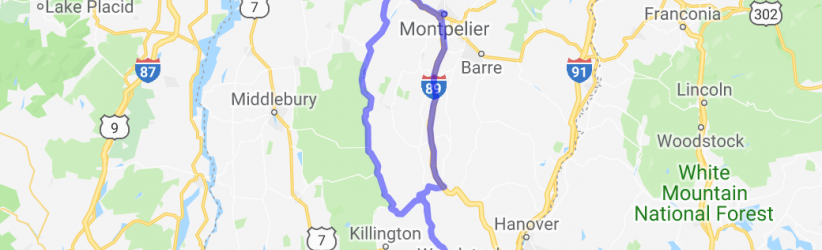 Green Mountain Spine Waterbury--Killington Loop |  United States