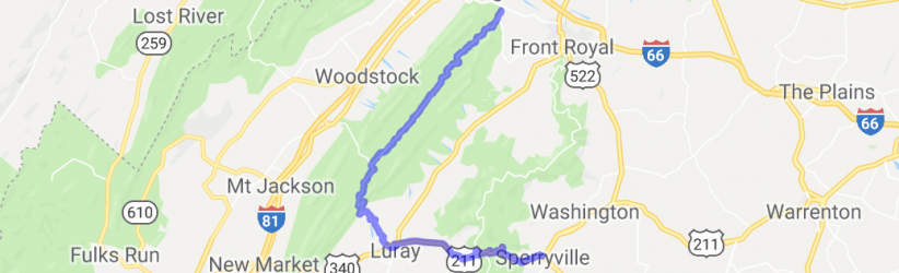 The Fort Valley & Thornton Gap Run |  United States