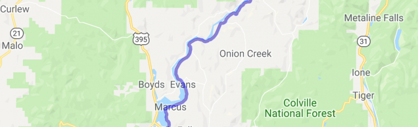 Highway 25 from Kettle Falls to Northport | Washington Highway 25 from Kettle Falls to Northport | Washington