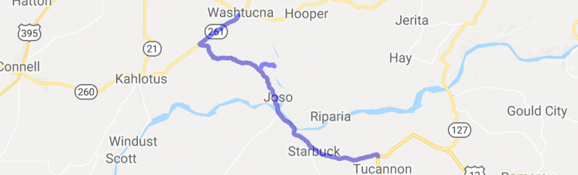 WA Hwy 261 Palouse Falls |  United States