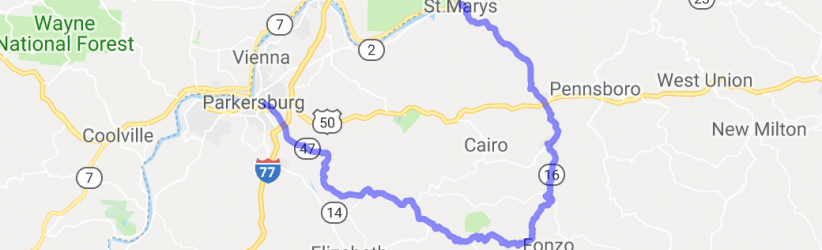 Rt. 16-Rt 47 - Taste of Appalachian Foothills |  United States