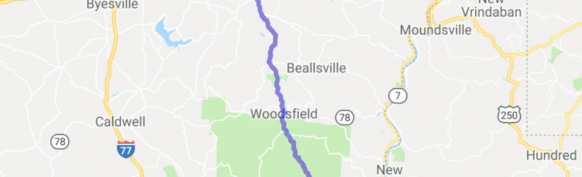 Ohio's Route 800 (south of I-70) |  United States