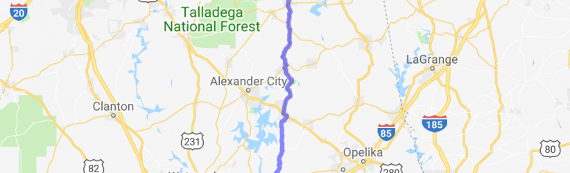 Cheaha to Tuskegee on 49 |  United States