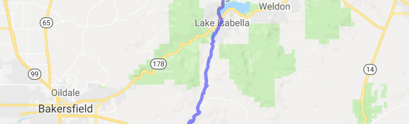 Caliente to Kernville on County Rd 483 |  United States