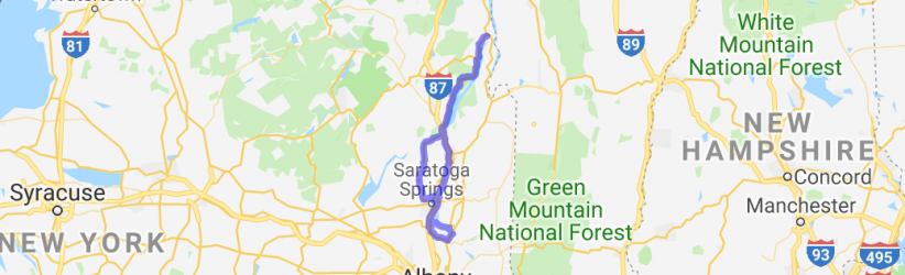 Capital Region to Fort Ti Loop | New York Capital Region to Fort Ti Loop | New York