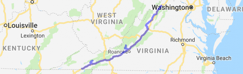 Rt 42 - Virginia Mountains |  United States