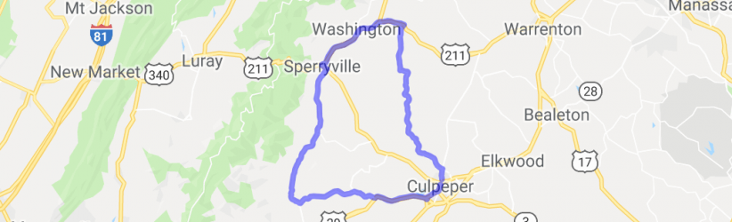 Culpeper - Sperryville Loop |  United States
