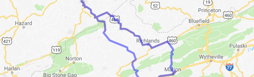 Eastern Kentucky-SW Virginia Loop |  Virginia