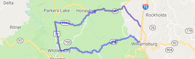 Williamsburg Street-Cumberland Falls Loop |  United States