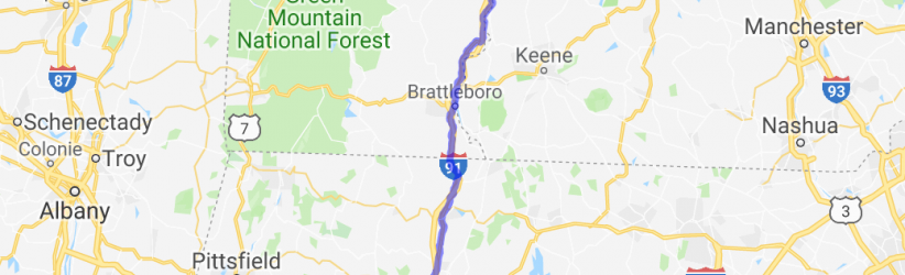 Route 5 Massachusetts to Vermont |  Vermont