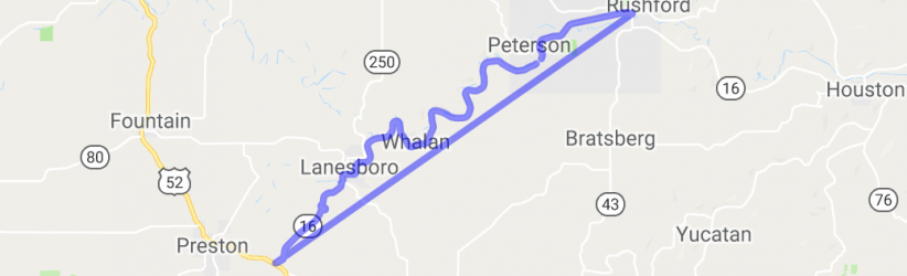 MN-16 - Preston to Rushford |  United States