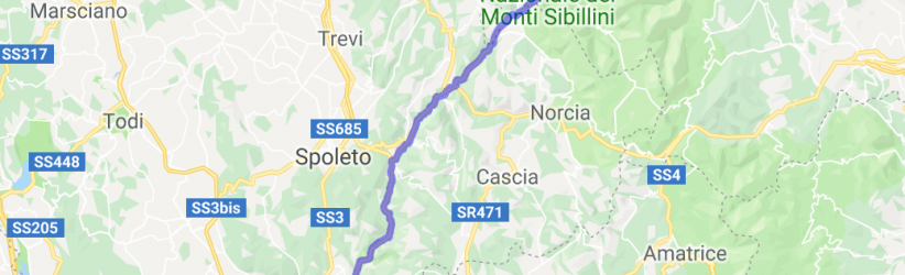 Central Italy Val Nerina Road |  Routes Around the World