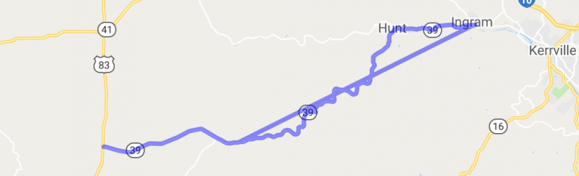 Highway 39 Hunt, Texas |  United States