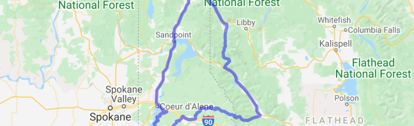 The Idaho/Montana Scenic Triangle Loop |  Montana