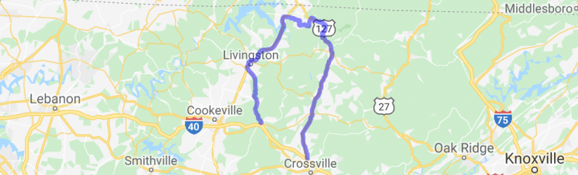 North Central Tennessee Tour on US-127 |  United States