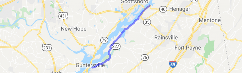 Guntersville to Scottsboro |  United States