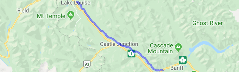 Bow Valley Parkway, 1A in Banff National Park (Alberta, Canada) |  Rocky Mountain