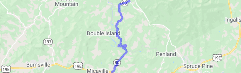 North Carolina Route 80 (Between 19E and 226A) - The Popper of the Devil's Whip |  United States