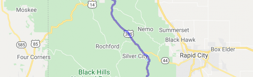 Deadwood to Hill City on Hwy 385 |  United States