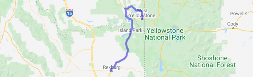 The Snake River to Super Volcano to Earthquake Lake to West Yellow Stone Run |  Montana
