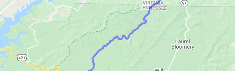 A Ride through the Shortest Tunnel in the East along Route 133 |  Virginia