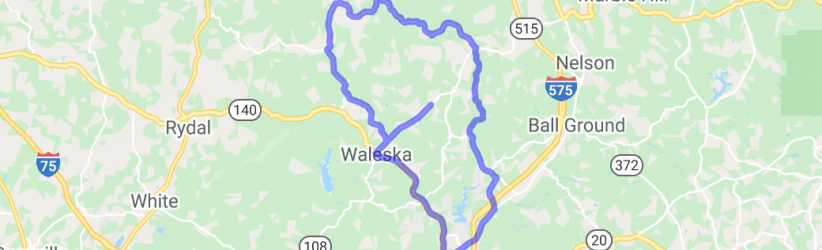 Henderson Mountain Loop near Canton GA |  United States