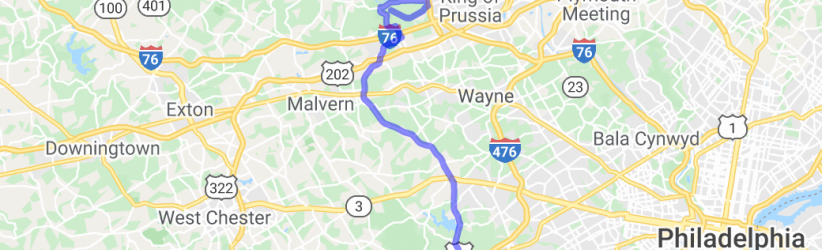 RT 252 through Valley Forge State Park |  United States