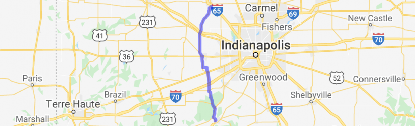 Leisurely Country Bypass Around Indianapolis |  United States