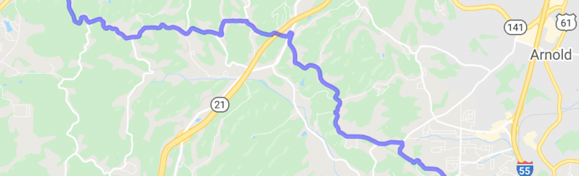 Rock Creek Road in Jefferson County |  United States