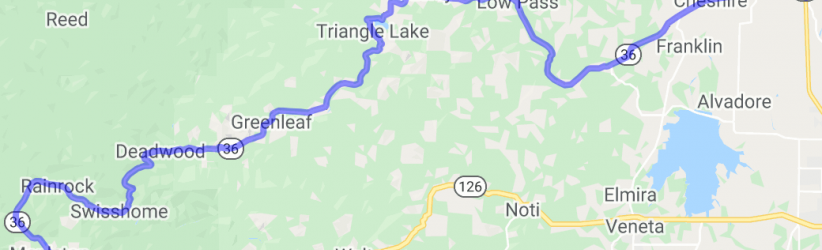 OR-36 Junction City to Mapleton |  United States