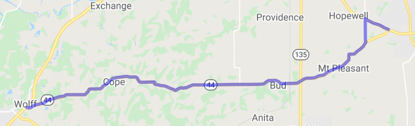 IN Route 44 - Martinsville to Franklin |  United States