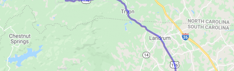 Saluda NC to Chesnee SC Along US 176 |  South Carolina