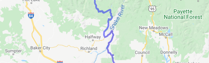 Cambridge Idaho to Joseph Oregon |  Oregon